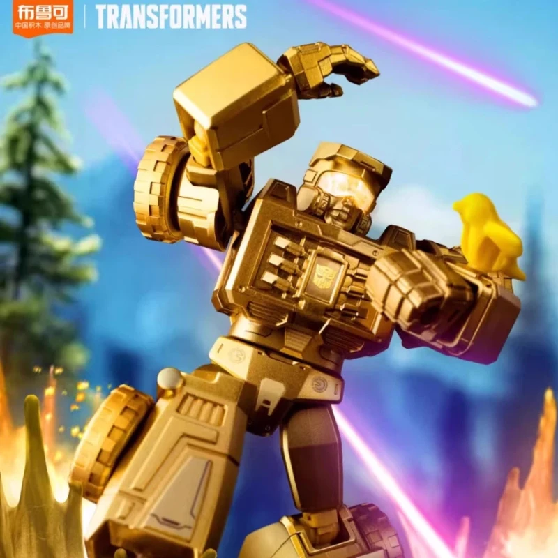 Bruck Jimmu Transformers 2025 Yearbook Edition Golden Lagoon Guardian Optimus Prime Ręcznie Robiony Zestaw do Składania Figurka