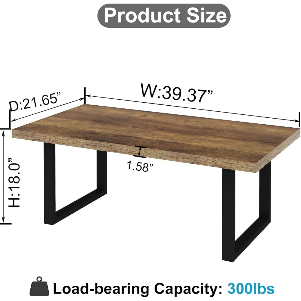 

Farmhouse-style Coffee Tables, Modern Minimalist Wooden Coffee Tables, Customizable