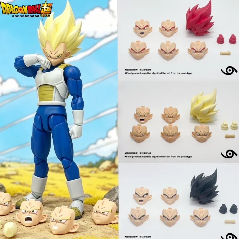 

In Stock S.H.Figuarts Dragon Ball Super Saiyan Vegeta Head Access Dangerous Pride Anime Action Fighter Finished Model Toys Gifts