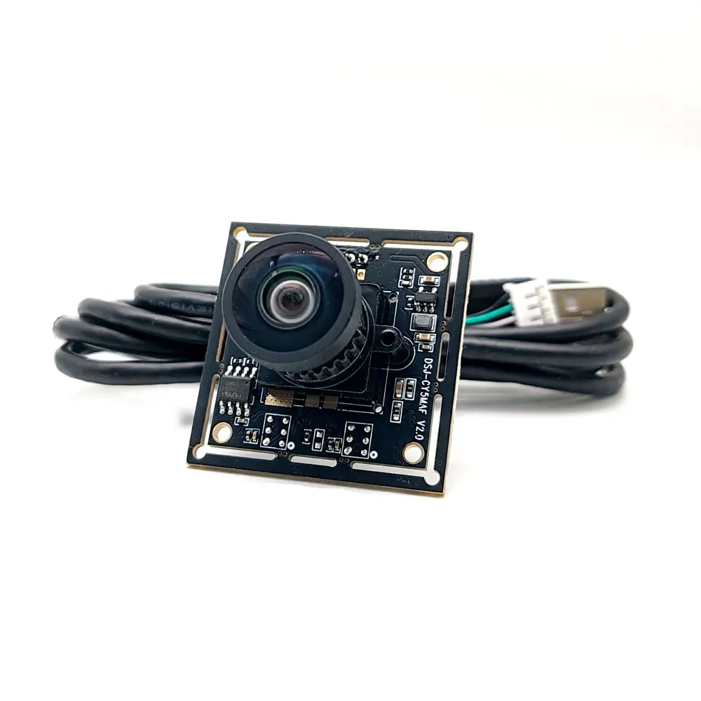 Wide Angle 2.1mm No Distortion 8MP 30fps 2K 4K USB Webcam Module PCB Video Camera Board UVC OTG Plug and Play