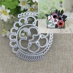 Flowers lace frame background Metal Cutting Dies Stencils For DIY Scrapbooking Decorative Embossing Handcraft Template