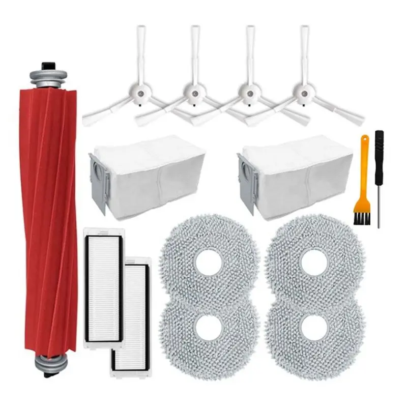 

AEE8-15 шт. для Roborock Q Revo/Roborock P10 A7400RR робот-пылесос основная боковая щетка мешок для пыли комплект деталей для швабры