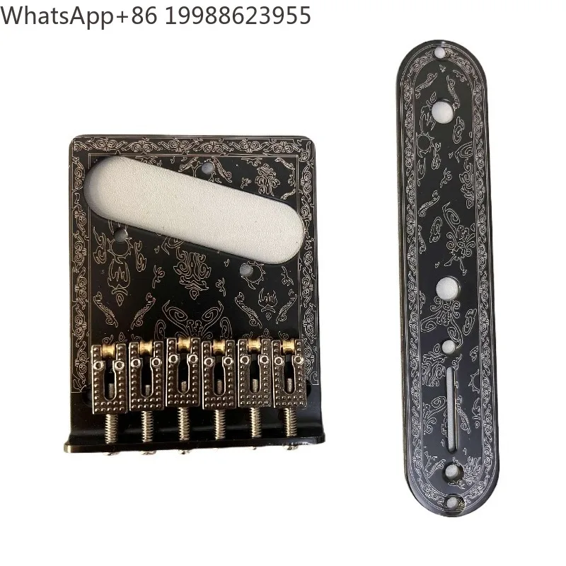 printed pull string board, electric guitar bridge, high-grade carved ball pull wire board  ball bridge