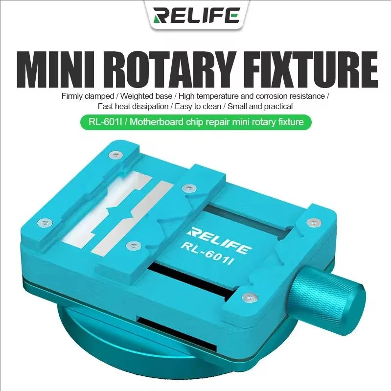 RELIFE RL 601I Motherboard Chip Repair Mini Rotating Fixture 2UUL DA22 5PC/Set Hand Polishing QUICK Glue Removal 5in1 Blade Set