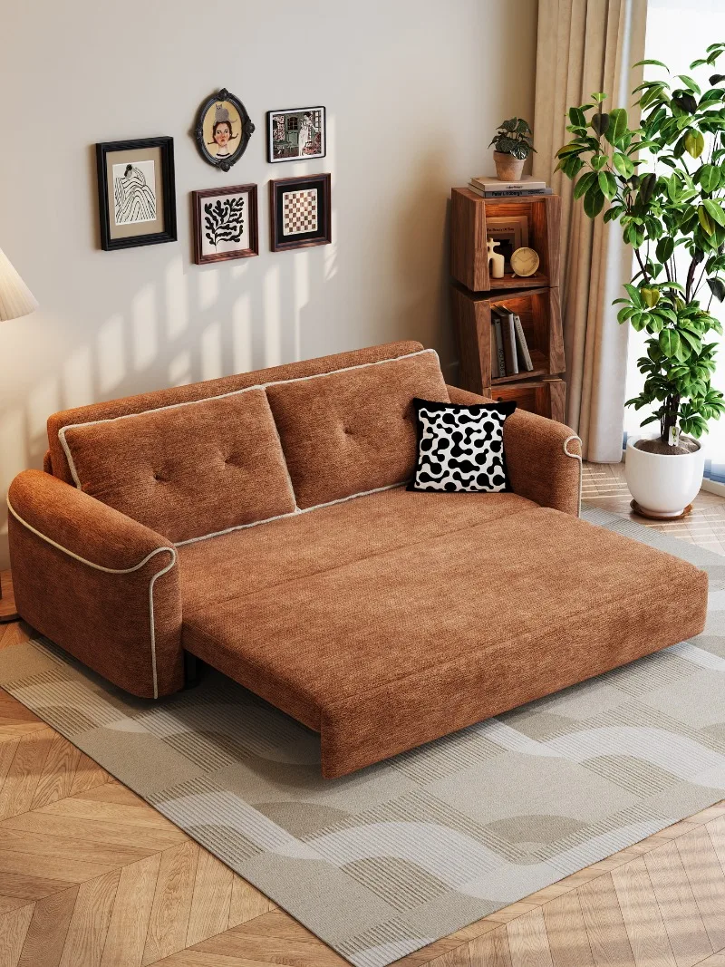 Chenier small apartment, modern and simple, multi-functional retractable storage, foldable sofa bed