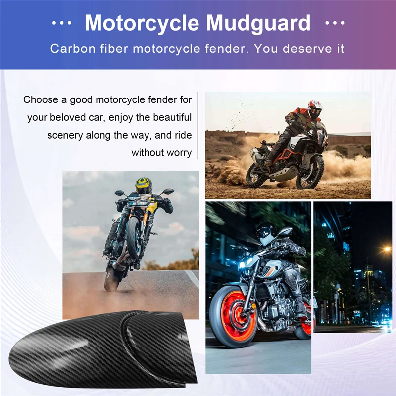 

A040-Motorcycle Front Fender Extender For Speed Triple 1200RS 1200 RS (2021-) 1200RR (2022-) Mudguard Splash Guard Extension