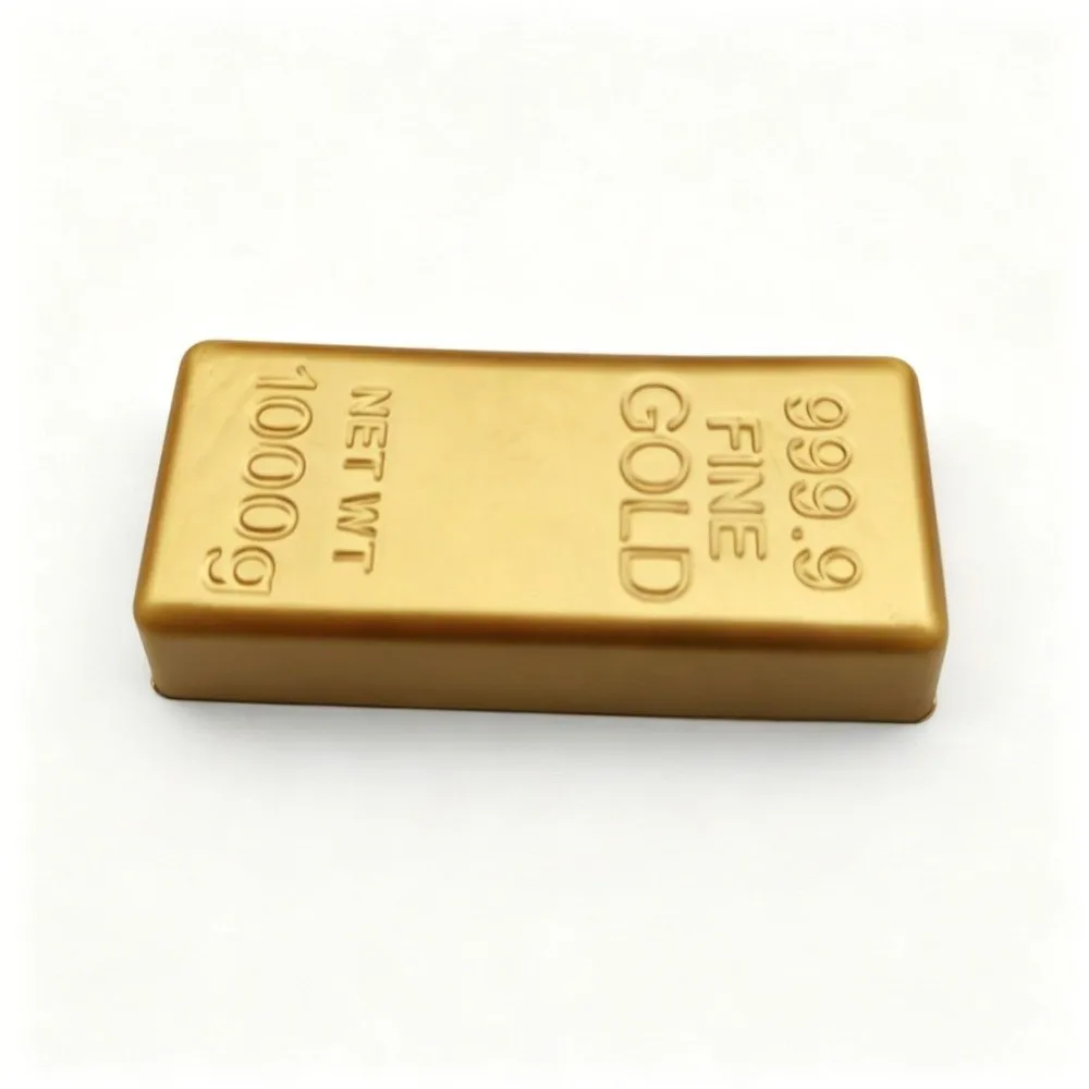 New Soft Gold Brick Squeeze Toys PU Gold Bars Sensory Fidget Toy Slow Rebound Decompression Toy Anxiety Relief