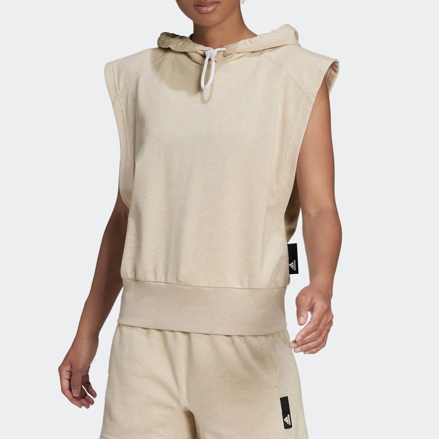 

Новая женская толстовка свободного кроя без рукавов с капюшоном Adidas Originals для повседневных тренировок HE3099