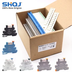 20PCS/BOX SHQJ 41F-1Z-C2-1 C4 HF41F 24-ZS 12-ZS 5-ZS QJCS-05W-AD24 05WL SPDT 1CO 6A Screw Screwless Ultra slim Relay Module