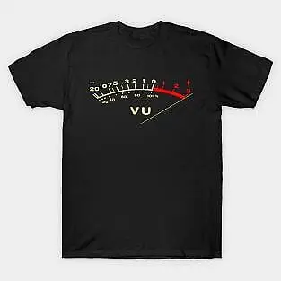 Volume Vu Meter  Anime Graphic T-shirts unisex Short Sleeve Tees Vintage High Quality 100%Cotton