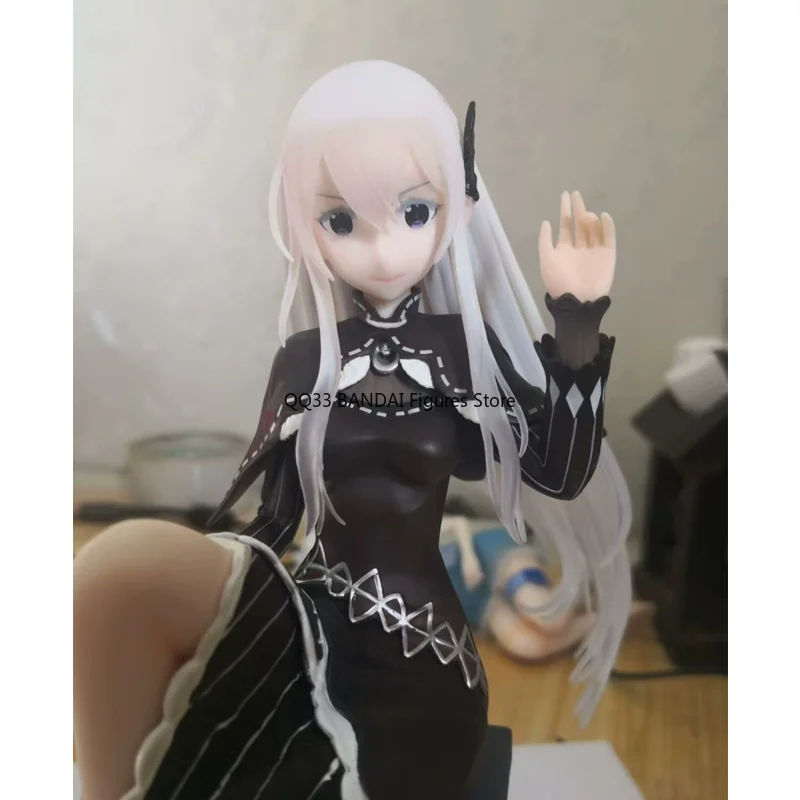 BANDAI Ichiban Kuji Anime Figura Emilia Rem&Ram Pijama Ver. Re: Zero Começando a Vida em Outro Mundo Modelo de Figura de Ação