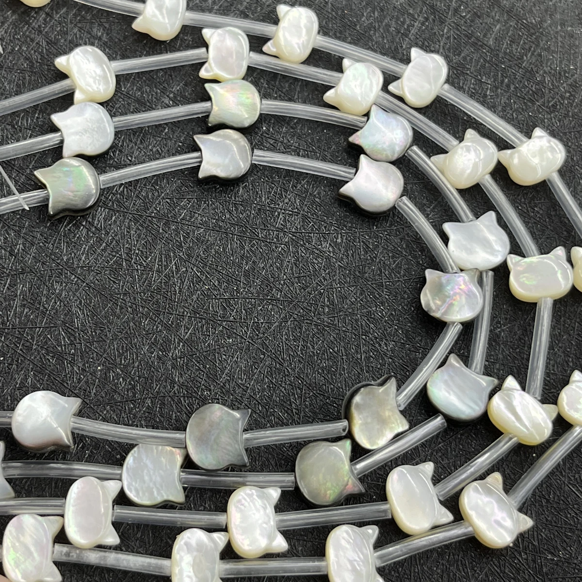 10mm Fine Natural Freshwater Shells Small Cat Heads Beads Jewelry Making DIY Necklace Bracelet Earrings Accessory Wedding Women