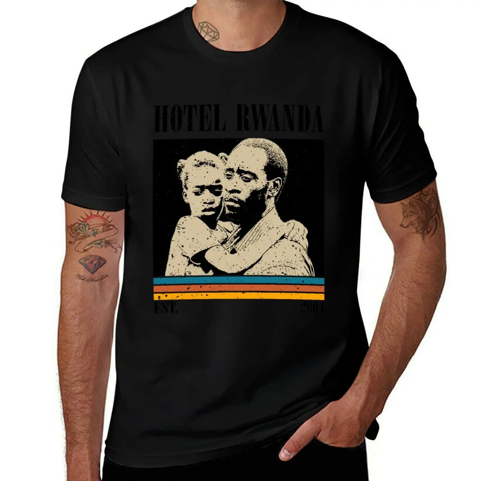 

Hotel Rwanda 2004 T-Shirt Plus Size Gym Sports T-Shirt