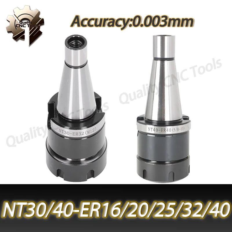 CNC Milling Machine Tool Holder NT30 NT40 ER16 ER20 ER25 ER32 ER40 ER Milling Chuck NT ER Milling Cutter Handle Cylinder Clamp