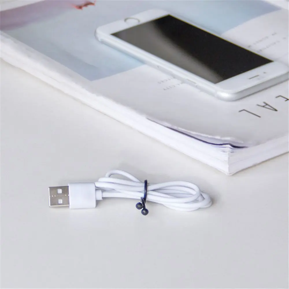 20/30 Pcs Office Earphone Cord Wrap Holder Thread Line Winder Wire Clip Twist Tie Cable Organizer