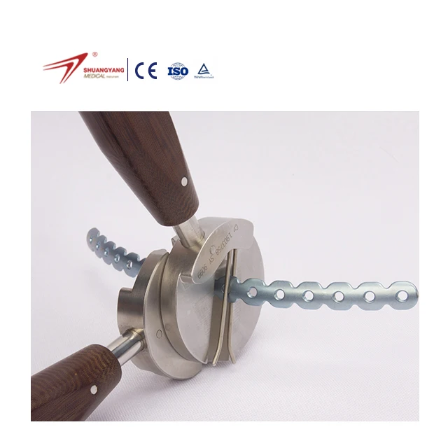 Shuangyang Medical Factory Supply Orthopedic Implant Rib Locking Plate Implant For Rib Fracture Bone Fixation Osteosynthesis