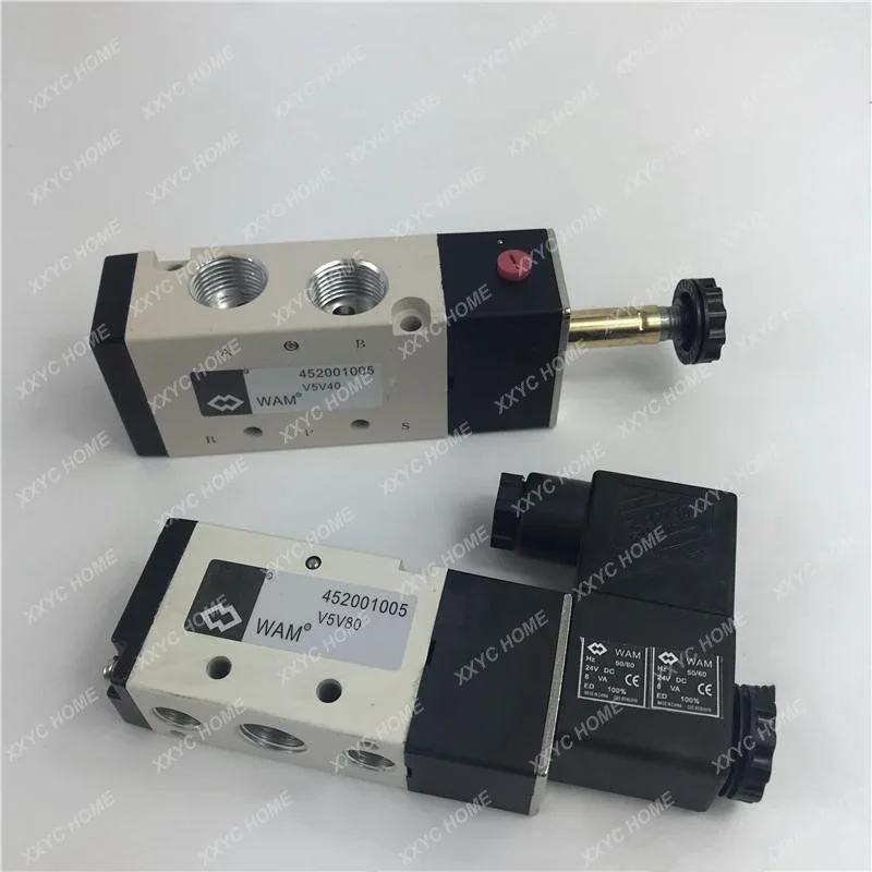 VAM Solenoid Valve for Mixing Plant Pneumatic Directional Valve V5V80 452001005 V5V40 452001030 AC220V DC24V AC110V AC380V