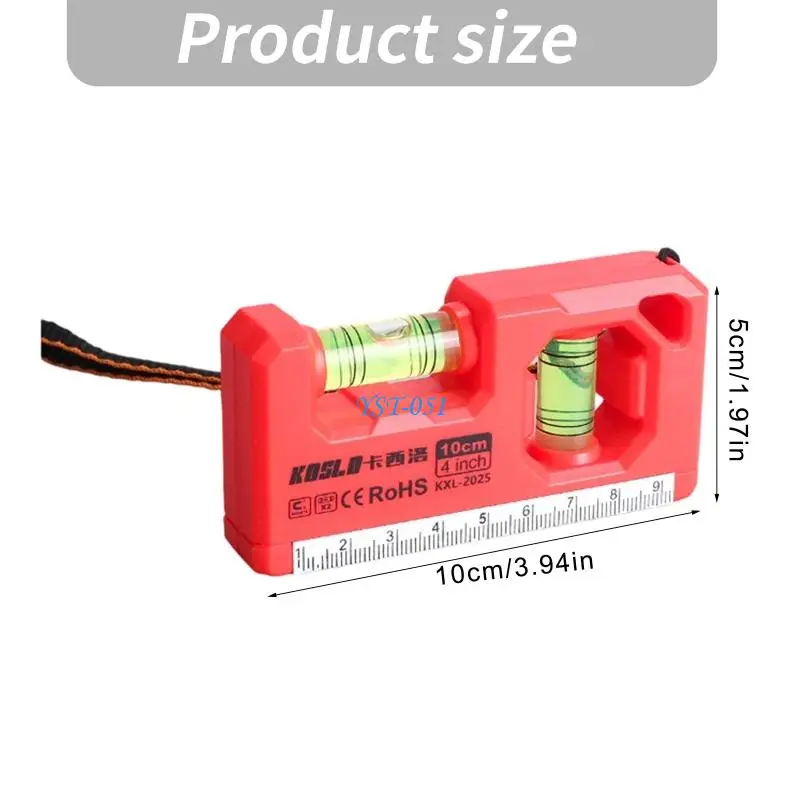 E15A Acrylic And ABS Construction Level Tool Featuring Double And Clear Scale