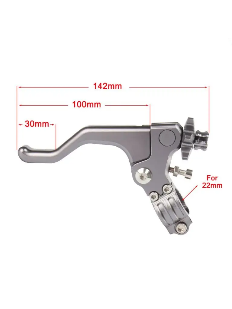 Lightweight CNC Adjustable Aluminum Clutch Lever Tuning Handle For Dirt Street Stunt Motorcycle