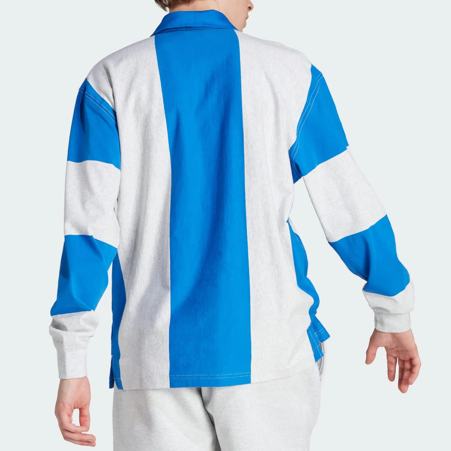 قميص بولو رياضي بأكمام طويلة للرجال من Adidas Official Authentic Originals IM4584