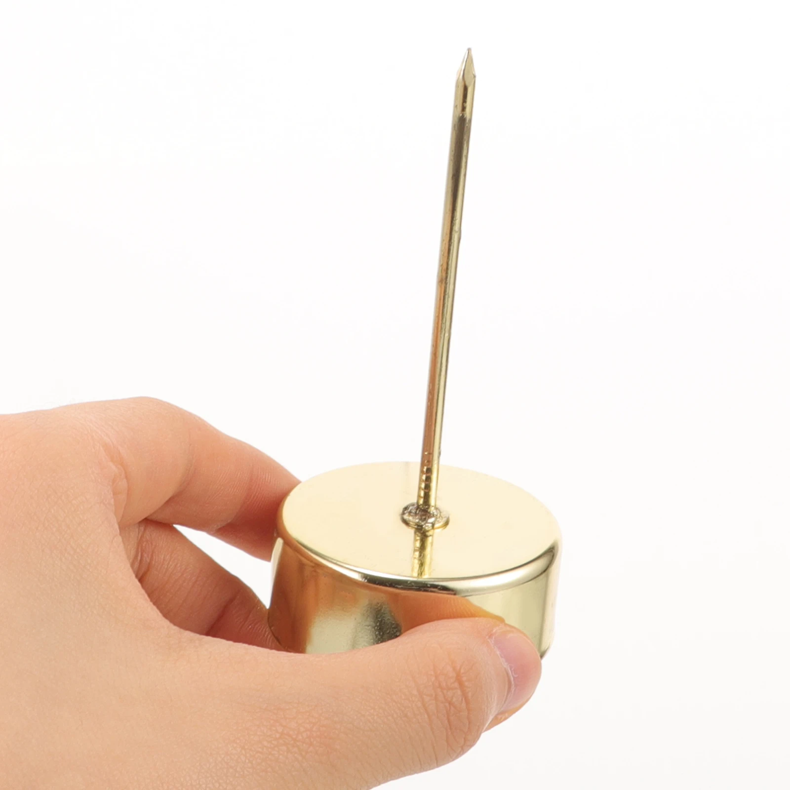 

12 Pcs Taper Holiday Cups Candles Holders Conical Centerpieces for Table Party Golden Candlestick
