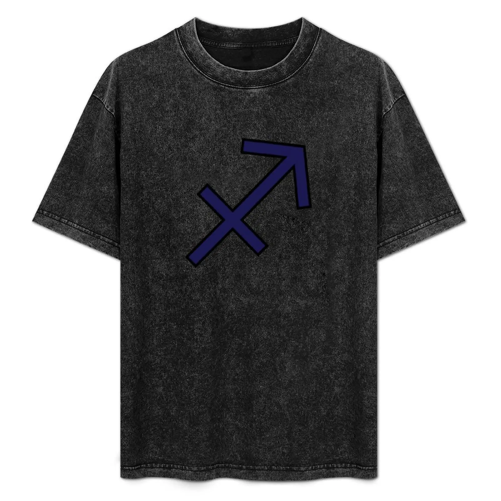 

indigo sagittarius sign T-Shirt fashion shirts quick-drying oversized t shirt men