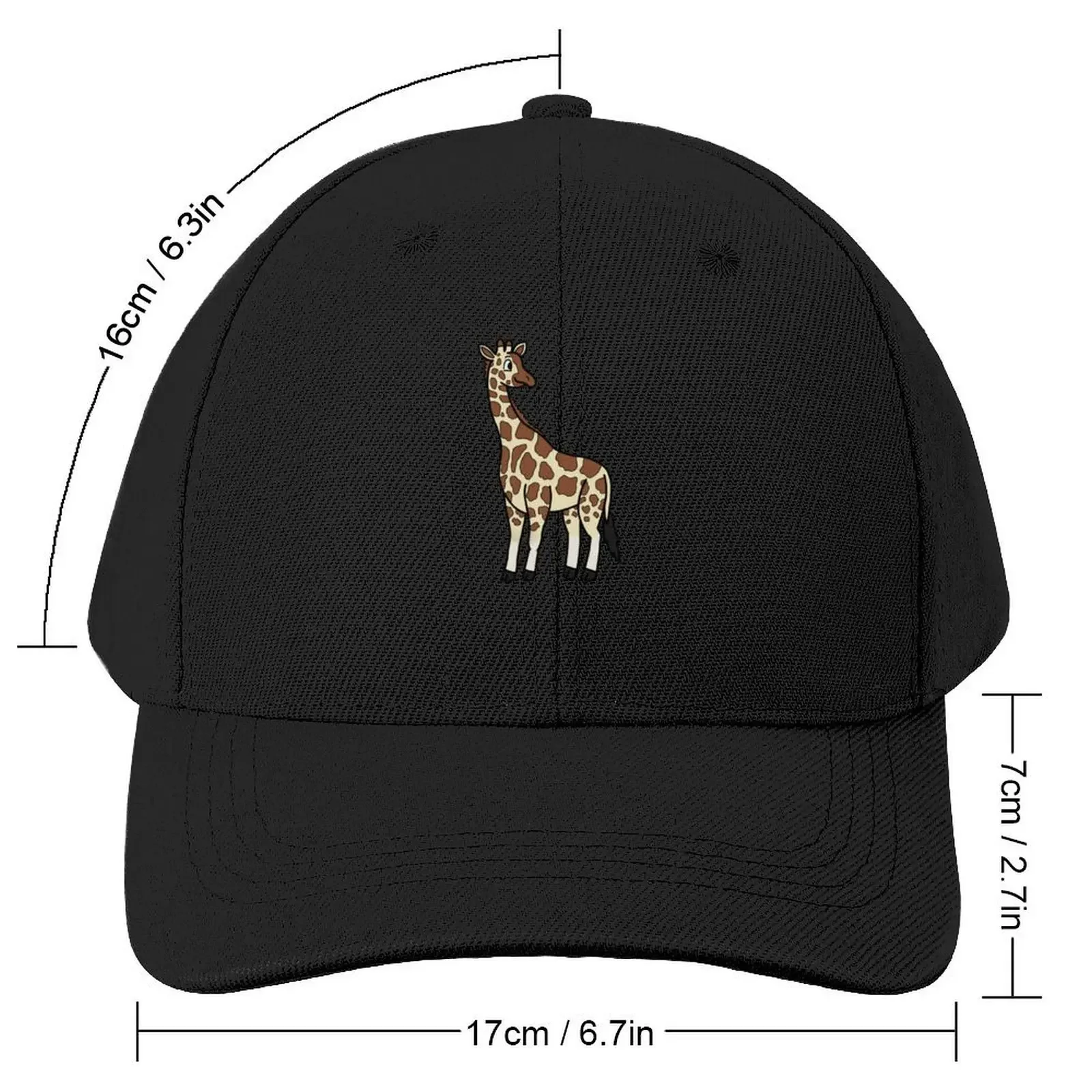 Reticulated Giraffe Baseball Cap Icon Fishing cap Luxury Brand Women Hats Men's