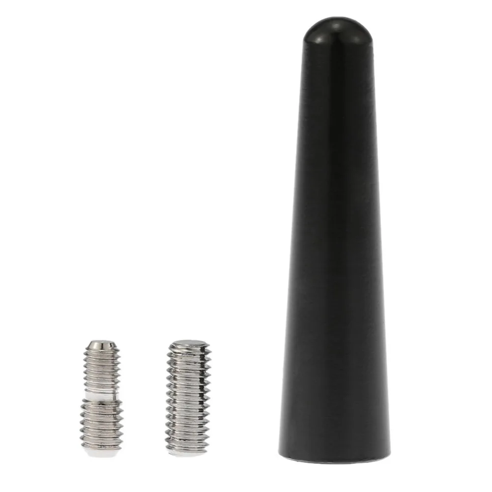

Roof Mount Antenna Car Antenna With Adapter Screws 6.5cm 6.5cm Length Adapter Screws Black Shell Easy Installation