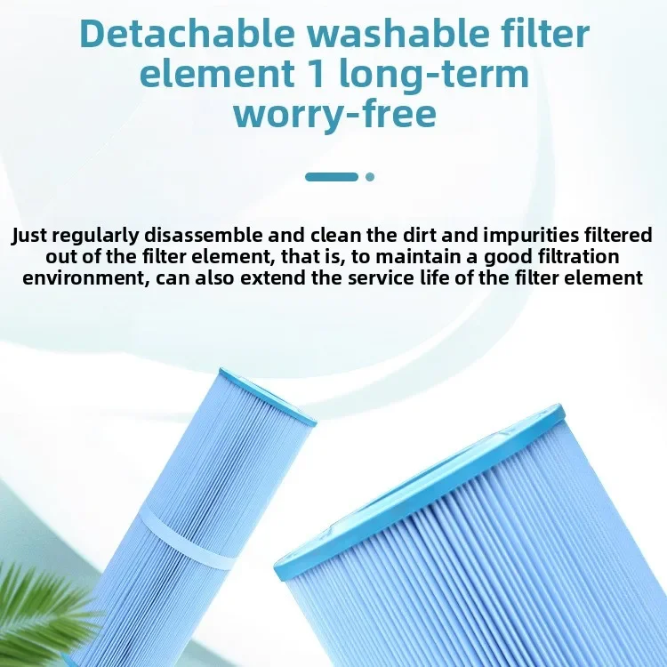 Sewage suction machine sand tank filter,  pool bacteriostatic paper core cleaning filter