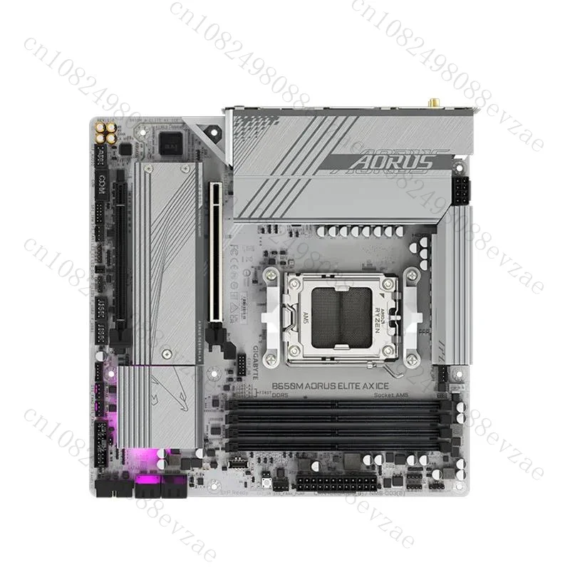 

For GIGABYTE B650M AORUS ELITE AX ICE Micro-ATX AMD B650 DDR5 192GB DDR5 8000 (OC) MHz M.2 Wi-Fi 6E Socket AM5 Motherboard