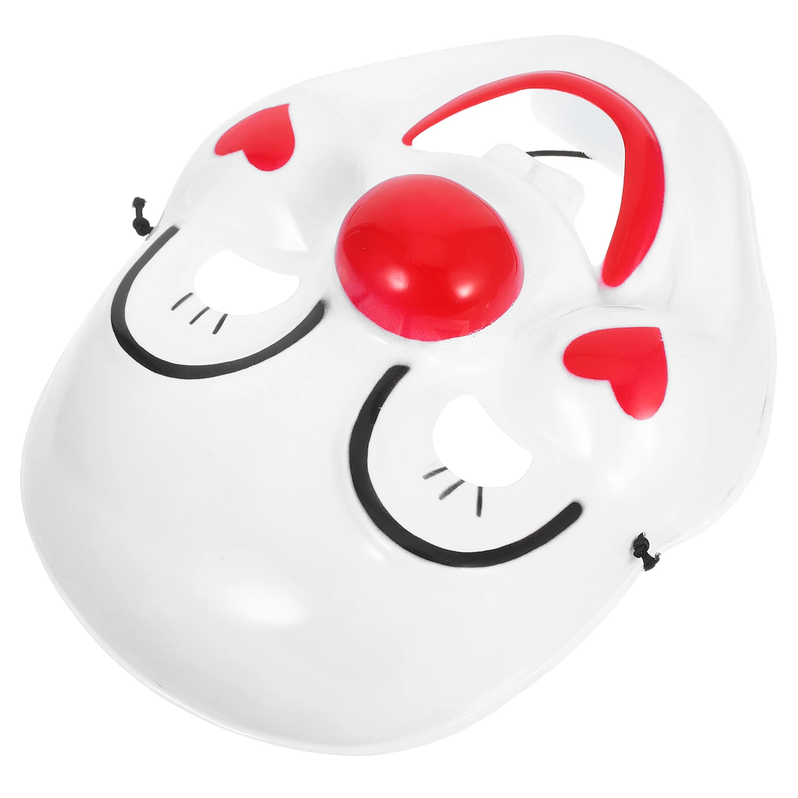 Party Clown Mask Cosplay Costume Props Aldult Accessories Plastic for Men Dress Creepy Child