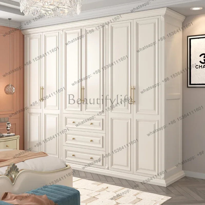 PG Modern Nordic Wardrobe Space Saving Makeup Door Cabinet Drawers Walk In Wardrobe Storage Bedroom Muebles Furniture For Room