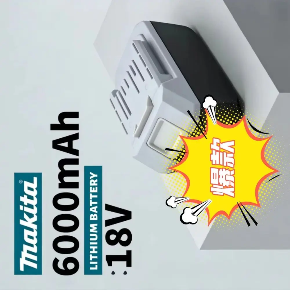 

18V 6000/10000mAh High Capacity BL1813G Lithium Battery Compatible with Makita 18V Electric Tools BL1815G BL1820G BL1825G Power