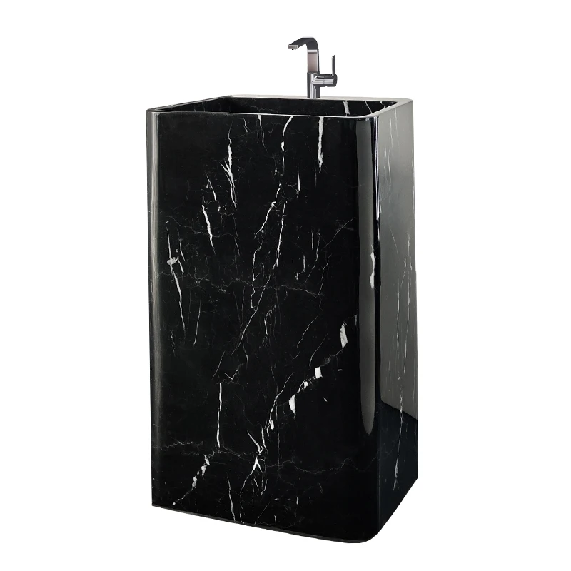 

Натуральный мрамор, встроенная колонна, раковина для ванной комнаты, каменный умывальник, вертикальный умывальник