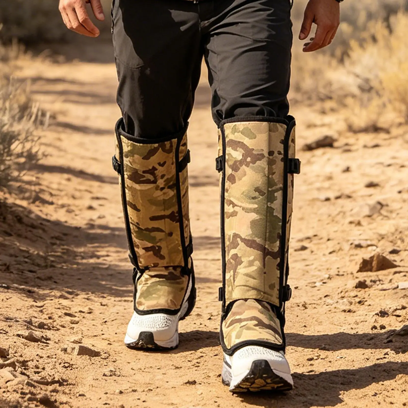 Snake Guards For Legs Adjustable Strap Leg Protection Snake Bite Protection Gaiters For Women Men Hikers Ranchers Farmers image 3