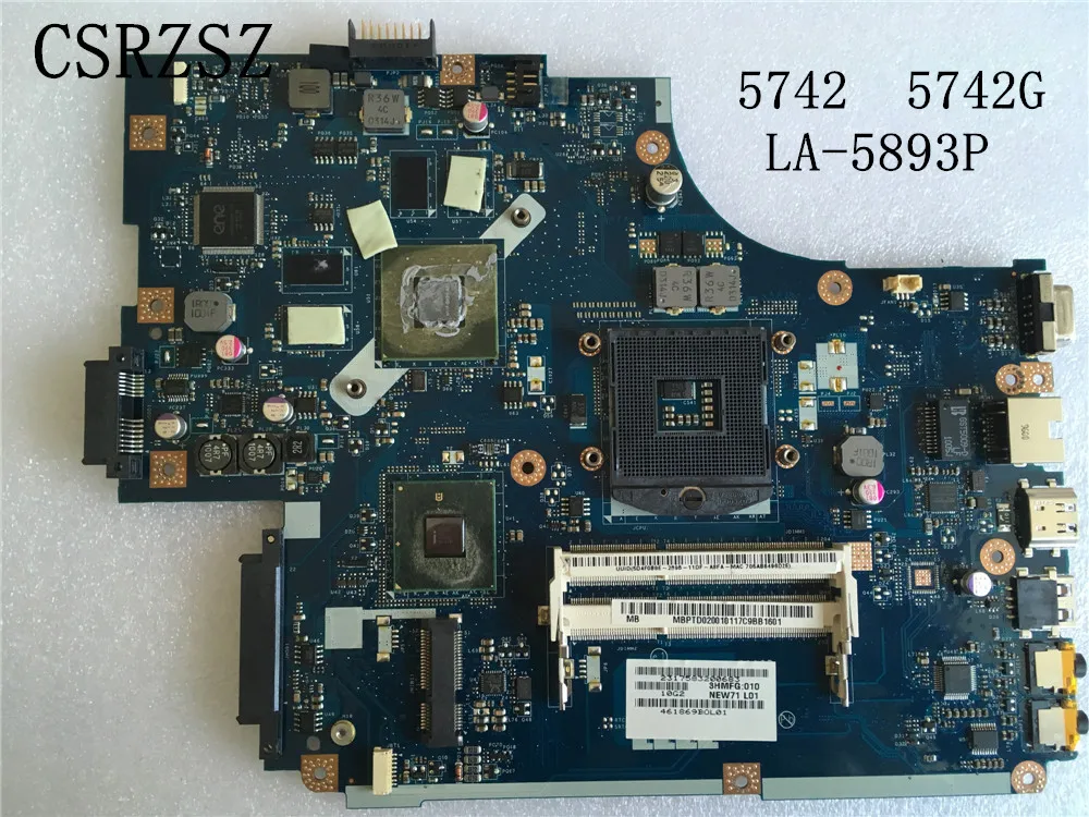 

For Acer aspire 5742 5742G Laptop motherboard LA-5893P Test work perfect