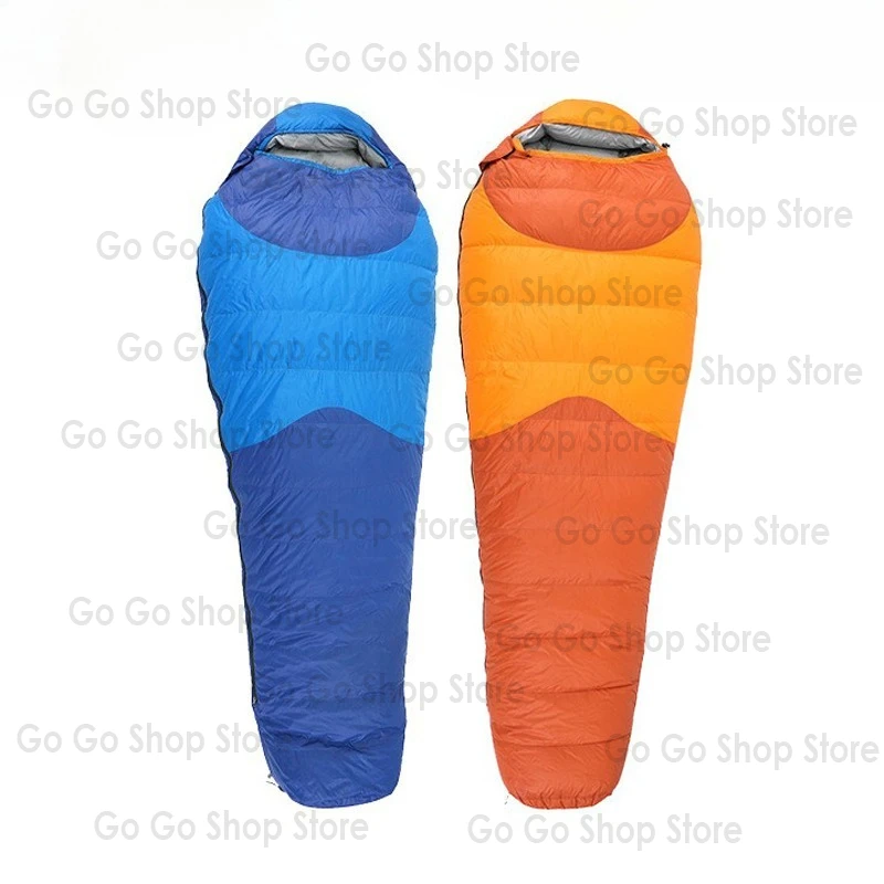 

Down sleeping bag duck down spring summer autumn and winter outdoor camping adult travel camping warm goose down