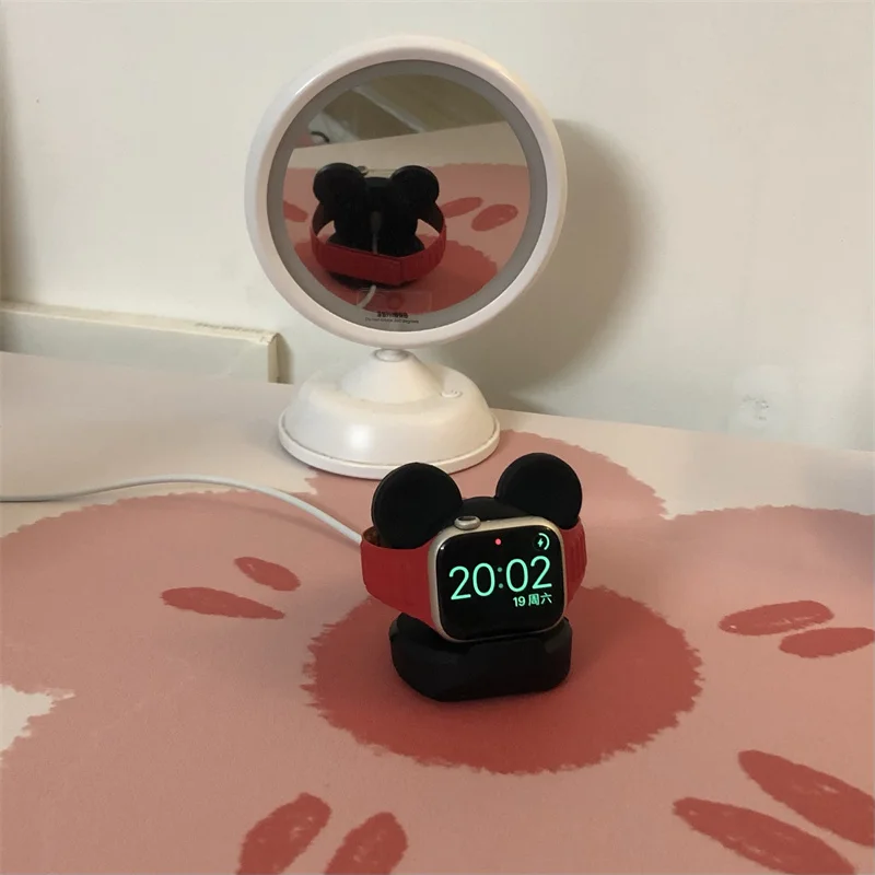 ผู้ถือสำหรับ Apple นาฬิกา Series 8 7 6 SE 5 5 5 5 5 5ซิลิโคนสำหรับ IWatch 45มม.44มม.42มม.41 40มม.38อุปกรณ์เสริม