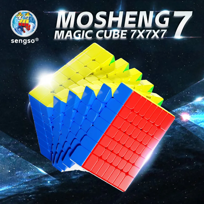 

ShengShou Mosheng 7x7 9x9 Magnetic Magic Cube Sengso 9x9 7x7 Cube Stickerless Professional Puzzle Toys Children Gift Cubo Magico