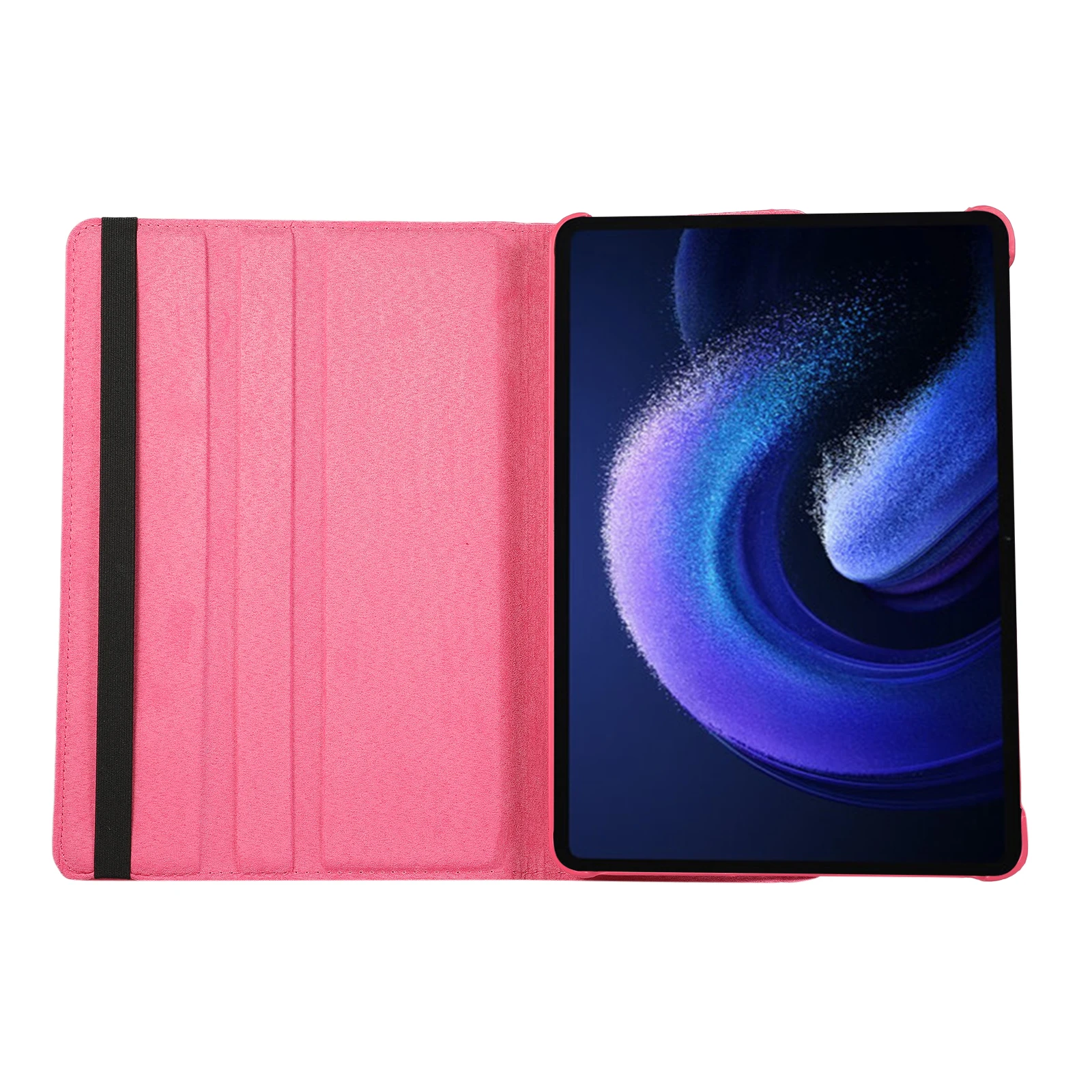 เคส360หมุนได้สำหรับ Xiaomi Pad 6S Pro 12.4นิ้ว2024หรูหราหนัง PU แบบตั้งได้เคสปกป้องตัวเครื่องกรอบแท็บเล็ต