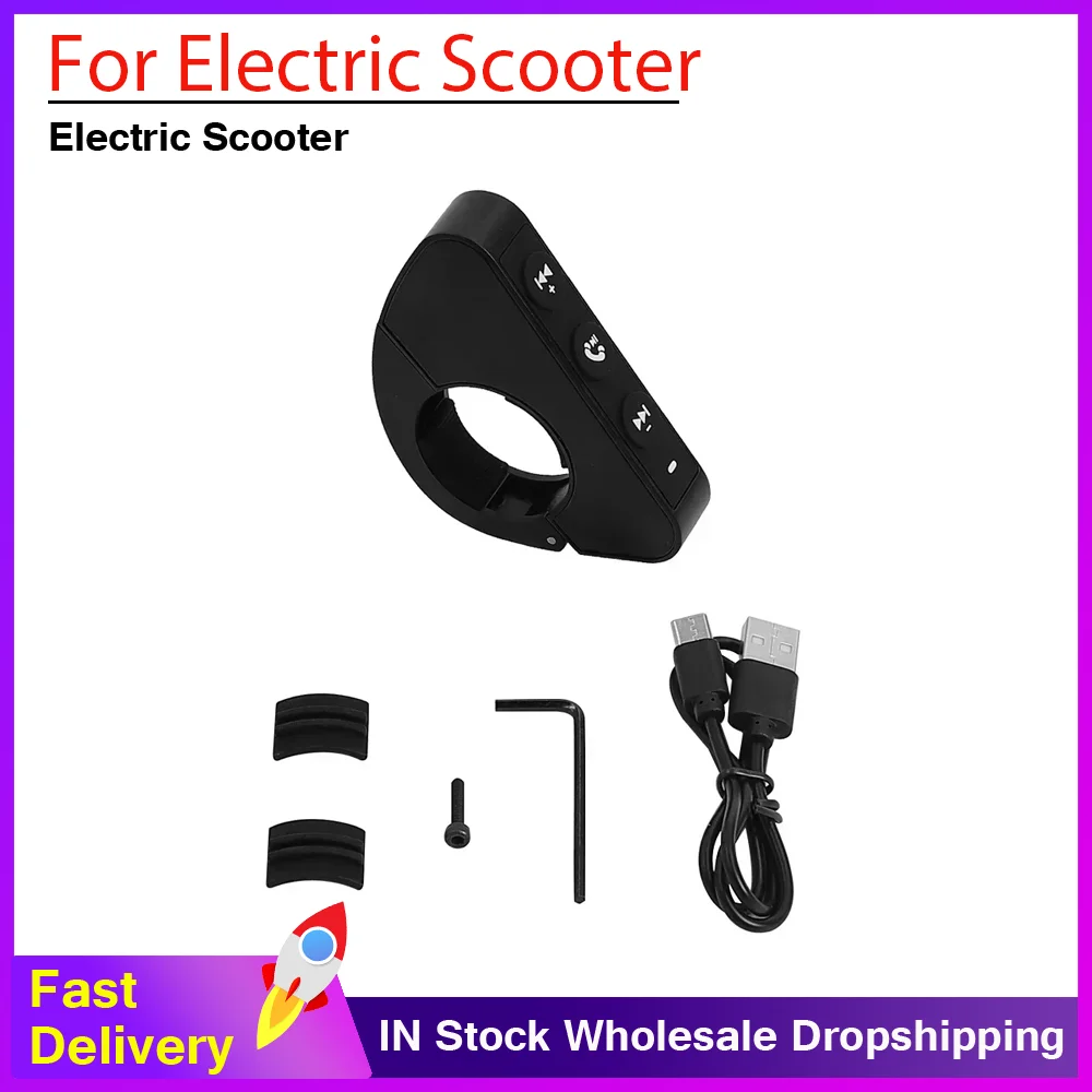 

Media Hands Free Calling Control Smart Wireless Bluetooth Remote Handlebar Mount for Xiaomi for Ninebot Electric Scooter