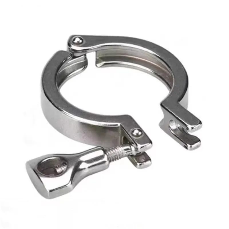 1 PCS Sanitary Fitting Tri Clamp Stainless Steel 304 Pipe clamp Hygienic Grade 19 25 32 38 C Clamp