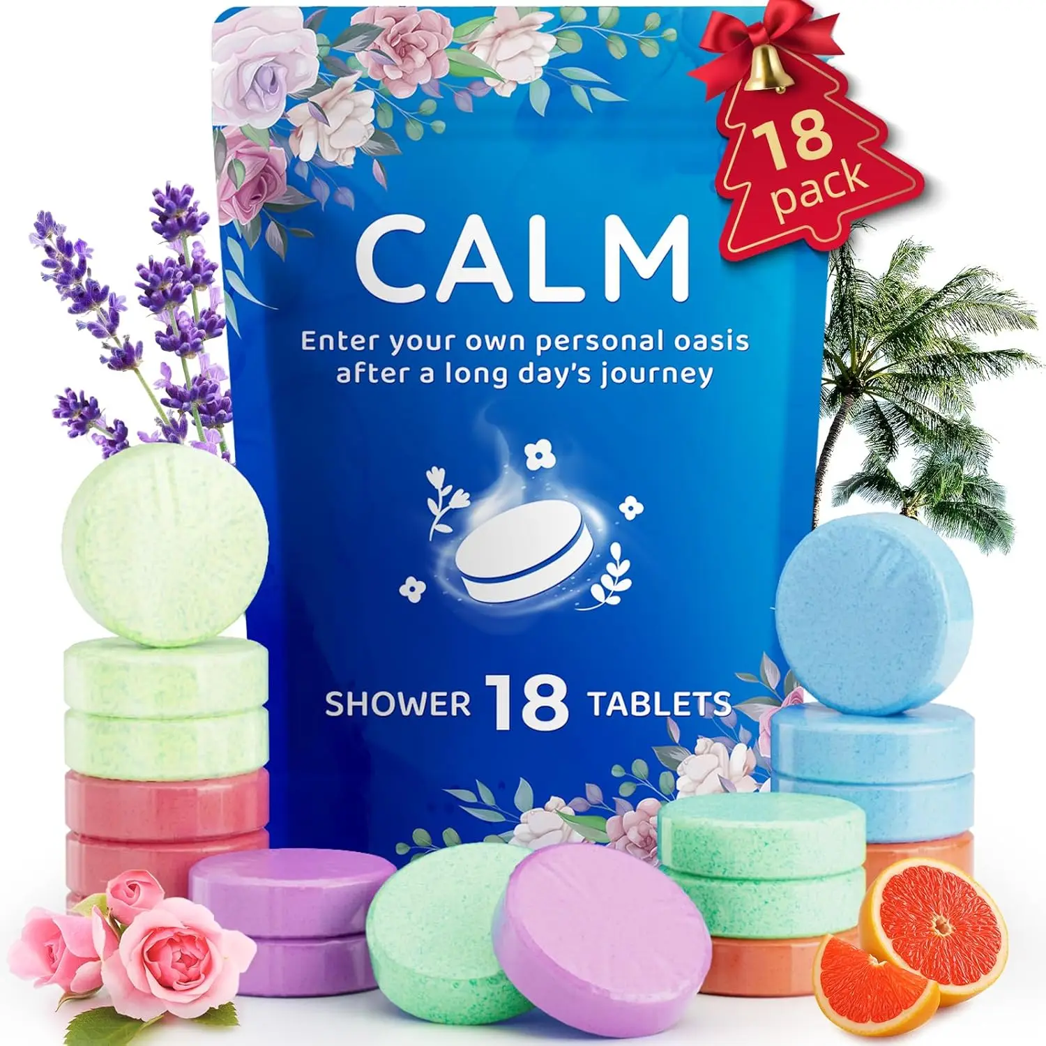 

18-Pack Aromatherapy Shower Steamers, Individually Wrapped Variety Bath Bombs for Women, Ideal as Mothers Day or Birthday Gifts