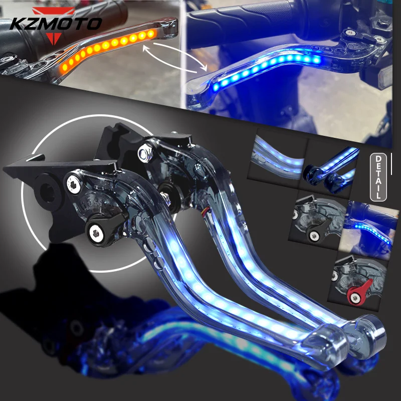 

2025 Short Brake Clutch Levers For X-ADV 750 XADV750 x-adv750 Motorcycle Always-on Turn Signal Light Adjustable Handles Grips