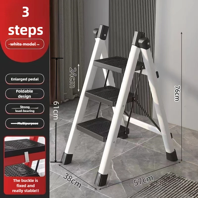 Folding ladder, zigzag ladder, engineering ladder, portable ladder, multifunctional small staircase, thickened ladder stool