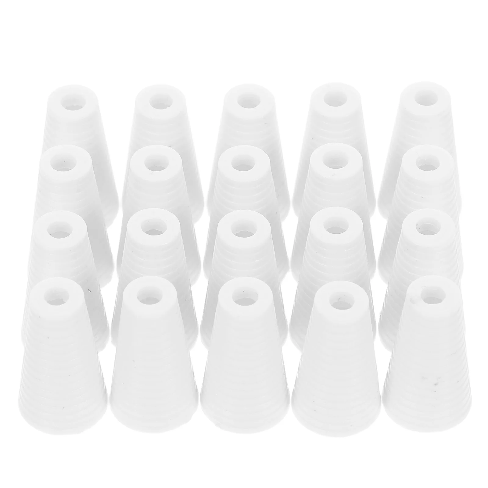 

20pcs Curtain Pull Cord Tassels White Plastic Blind Cord Knobs For Window Blinds Roman Shades Drawstring Drops Replacement
