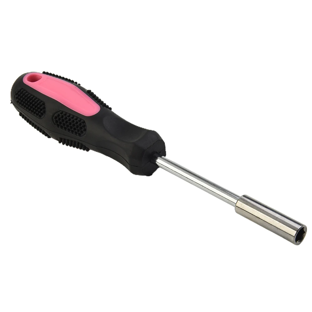1pc Bit Griff Rot Magnetische Bit Halter Schraubendreher Spinner Griff 1/4 Zoll (6,35mm) hex Stick Für Schlitz Hex Torx Phillips Bit – Detail 7