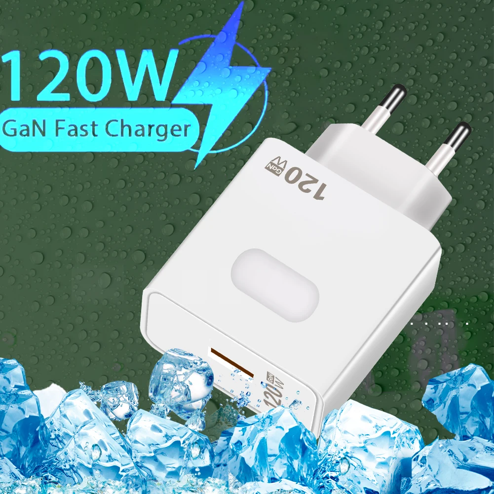 

120W PD USB Charger Fast Charging For XIoami 14 Ultra Mobile Phone Charger Quick Charge For iPhone 13 14 Samsung Galaxy S22 S23