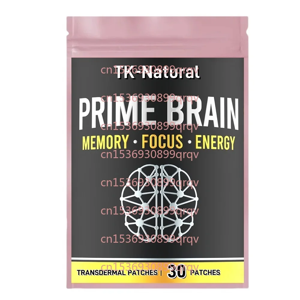 30-пластыри Prime Brain Nootrop Transdermal Patches поддерживает память, умную фокусу, когнитивное здоровье и энергия.
