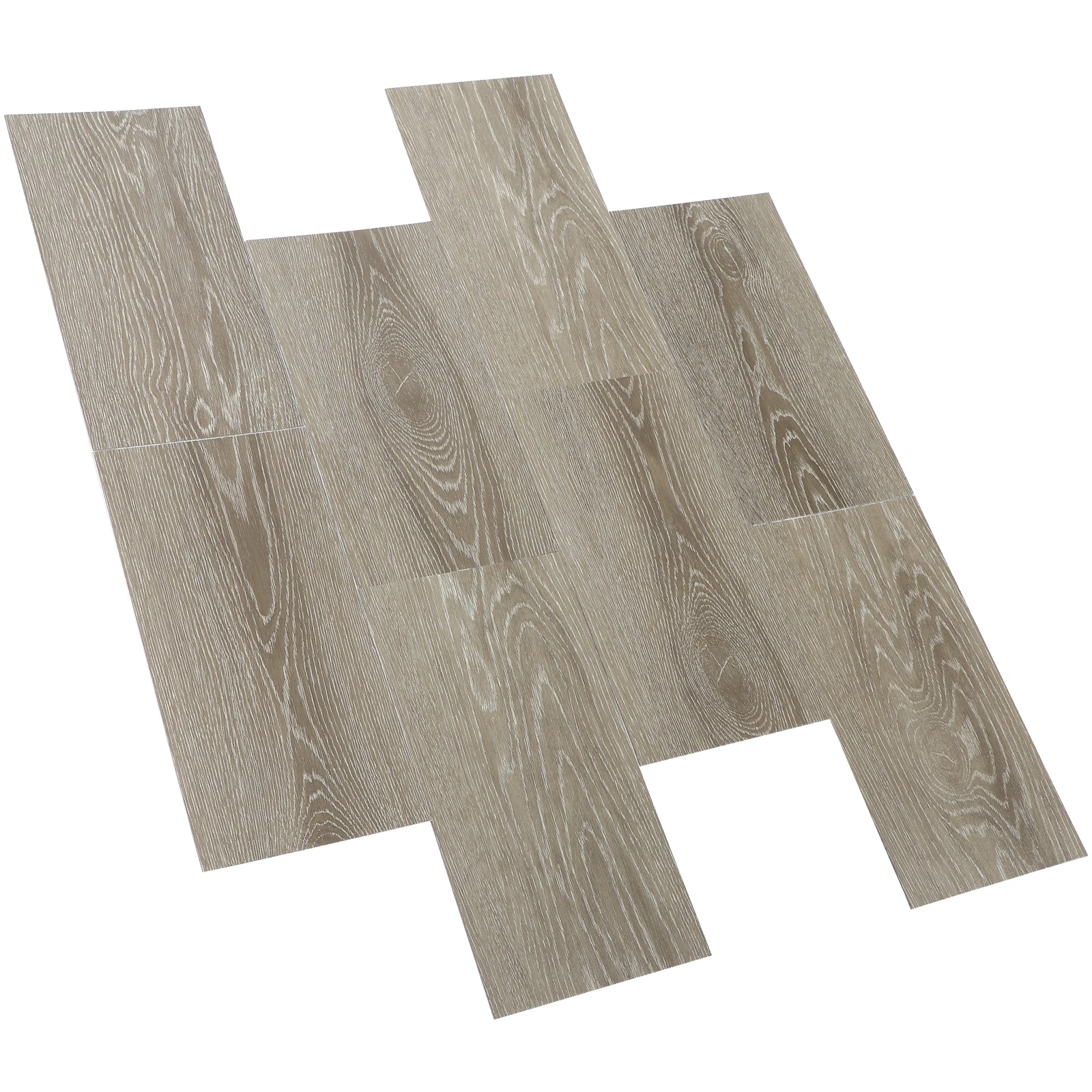 

8 Pcs Self-adhesive Floor Stickers for Kitchen Peel and Decal Decorative Tailgate Pvc Living Room Flooring